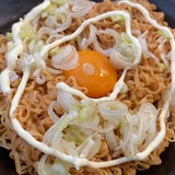 病みつきになる！チキンラーメンで油そば！